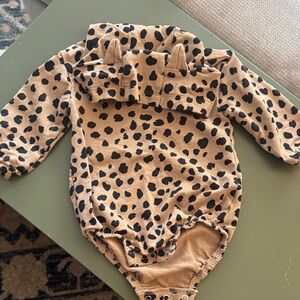 Leopard Print Carter’s Bubble with Cat Ears Hood